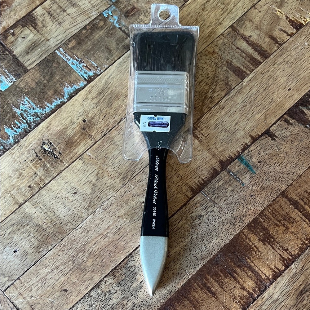 Silver Brush Limited 3014S 1 1/2 inch Wash Blender Black Velvet Paint Brush